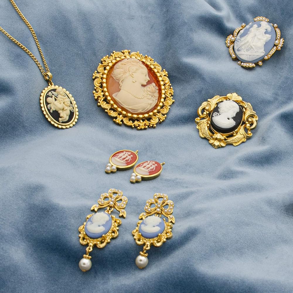 Amazon | Ben-Amun Jewelry 24Kゴールドメッキ カメオビクトリア